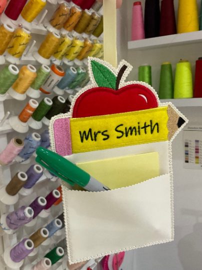 In the hoop Sticky Notes Holder Machine Embroidery Design - Machine ...