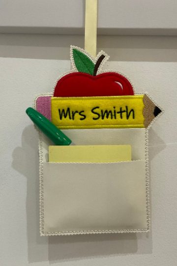 In the hoop Sticky Notes Holder Machine Embroidery Design - Machine ...